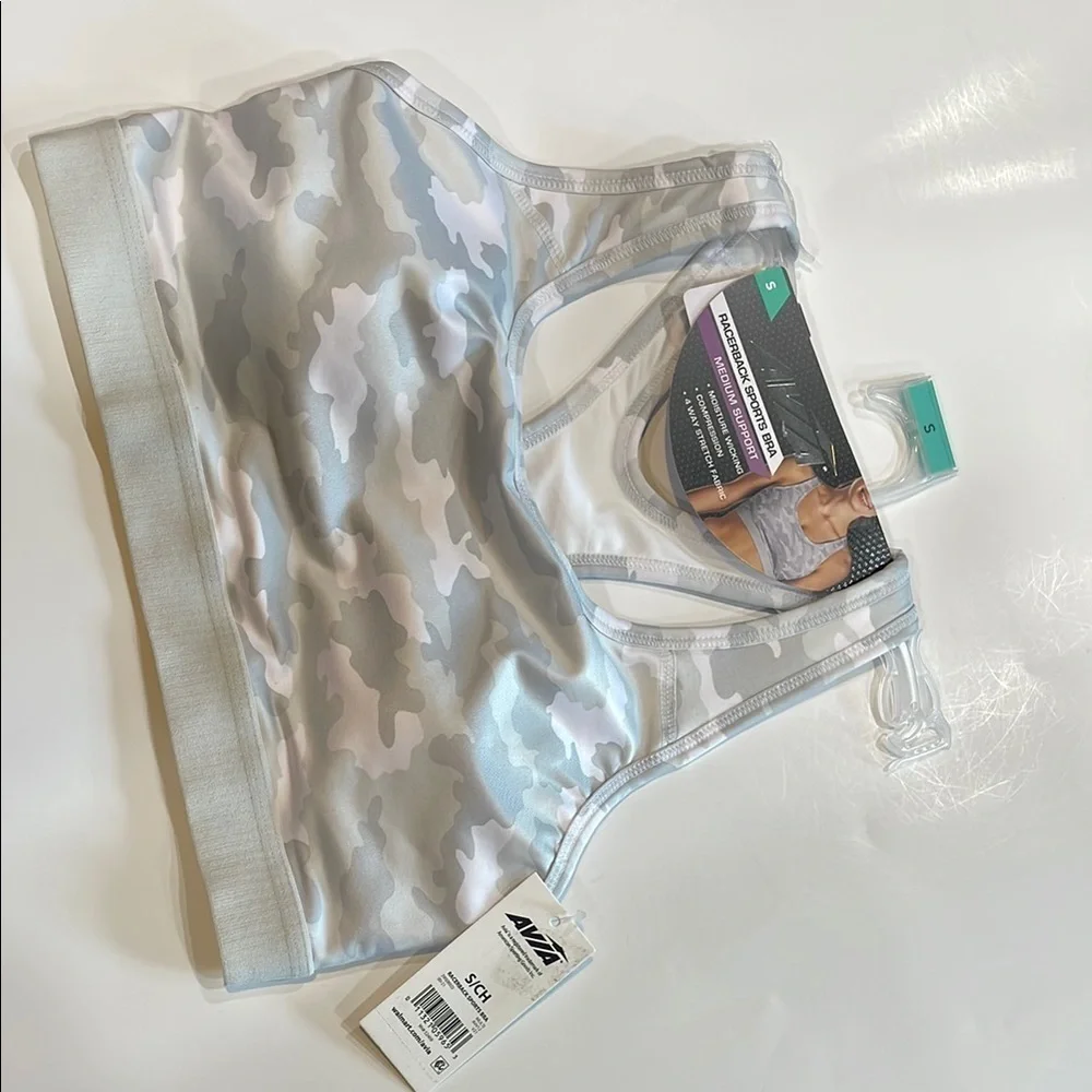 Avia Gray and White Underwear Moisture-Wicking Accessory